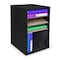 Adiroffice Black, MDF Wood, 10.75 in W, 16.2 in L, 11.75 in D ADI500-11-BLK-MK - alternate 10